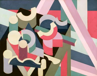 Würfelkomposition Nr. 1, 1925-26